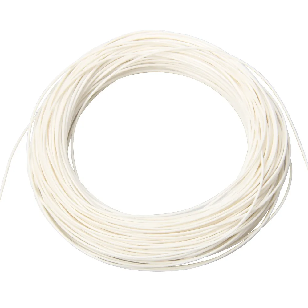 100ft الوزن قدما العائمة الأبيض يطير خط wf 1/2/3/4/5/6/7/8/9f يطير خط الصيد