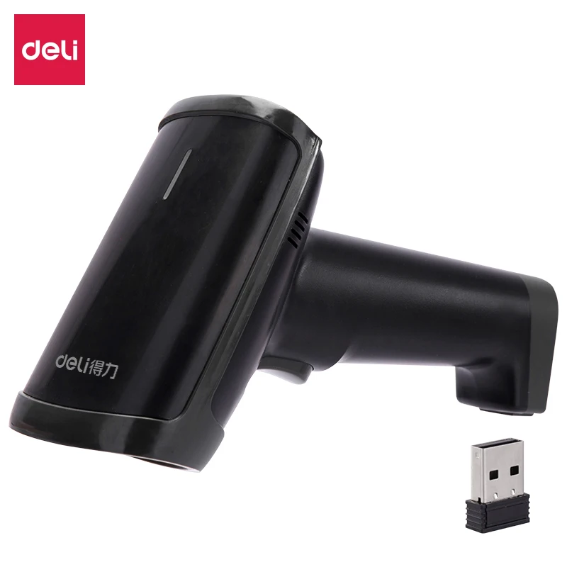 

Deli USB Barcode Scanner High Performance 1D Laser Bar Code Reader for POS System Supermarket Support Android/iOS /Windows