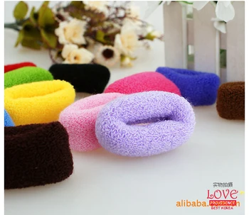 

Wholesale Headbands/Hair Bands Candy color hair rope Headband,color random sending 24pcs/lot