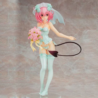 

New arrival Anime MaxFactory MF TO LOVE RU Momo Belia Deviluke in Wedding Dress Doll 10"/26CM PVC Action Figure Toys