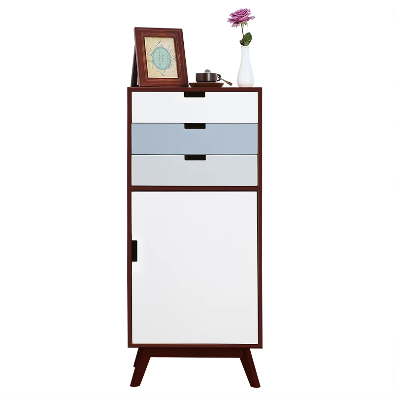 Louis Fashion Living Room Cabinets Solid Wood Drawer Type Bedroom Storage Nordic Simplified Modern Decoration