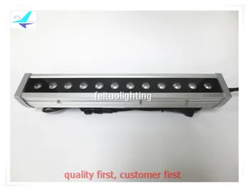 

8pcs/lot 12x10w LED Wall Washer Stage Bar Lights RGBW 4IN1 Outdoor Linear Landscape City Color Lyre Lumiere Disco Show Lighting
