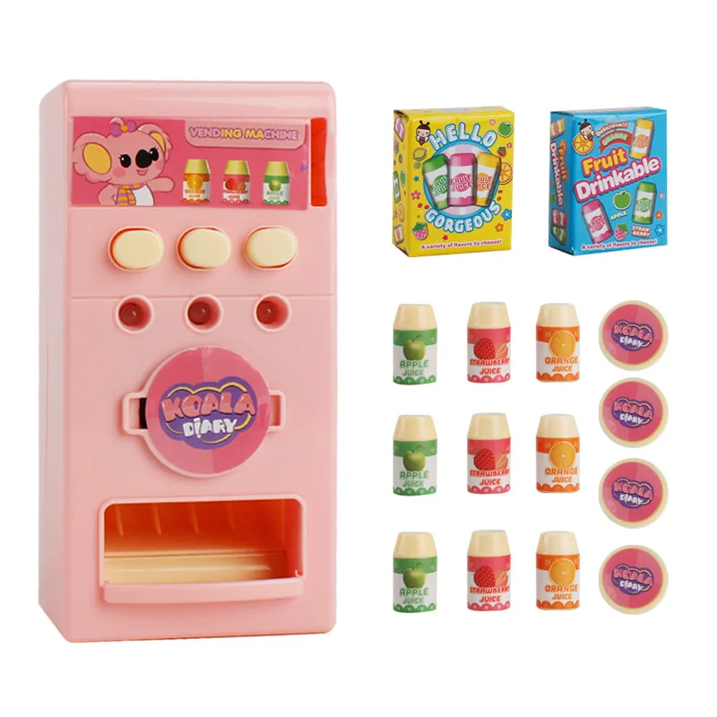 Моделирование Электрический мини маленькие домашние электроприборы детский игровой дом кухня маленький бытовой избрать чистящие игрушки - Цвет: red vending machine