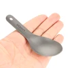 Lixada Titanium Spoon Outdoor Camping Picnic Tableware Handle Ultralight Titanium Spoon Children Baby Spoon Fork Flatware ► Photo 1/6