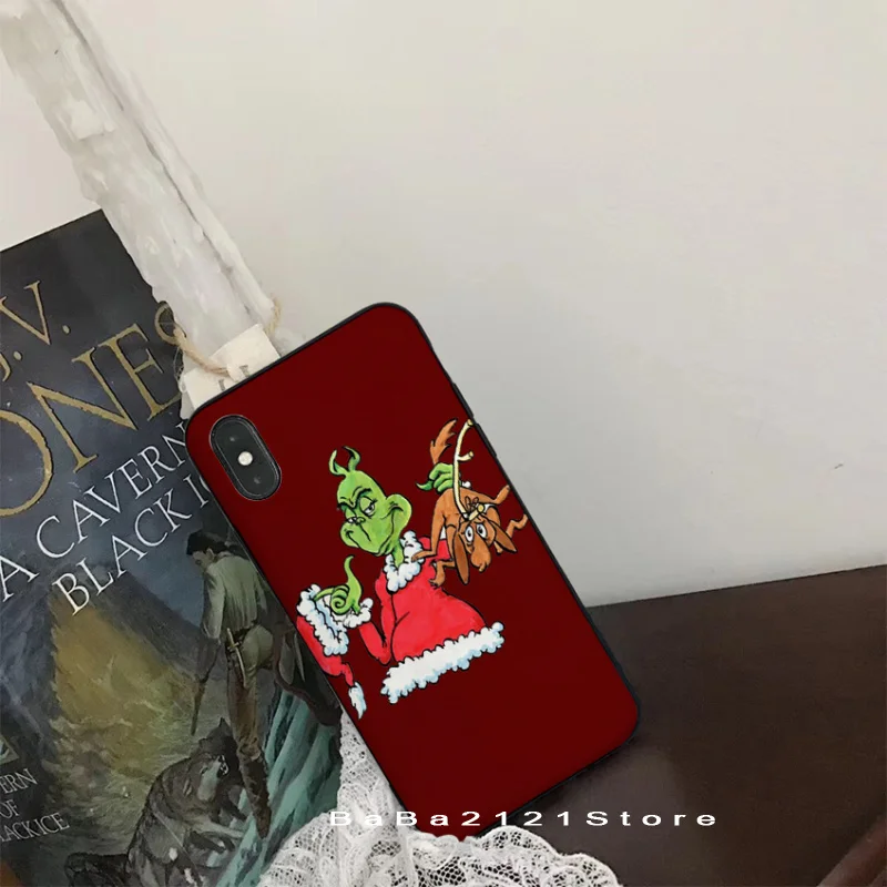 Babaite theGreen ofMonster Grinch Рождественский чехол для телефона iPhone X XSMAX 6 6S 7 7plus 8 8Plus 5 5S XR 10 Case11 11pro 11promax