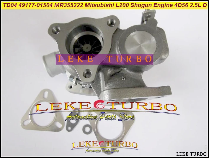 TD04 49177-01504 49177-01503 MR355222 Turbine Turbo Turbocharger For Mitsubishi L200 Shogun 4D56 2.5L water cooled