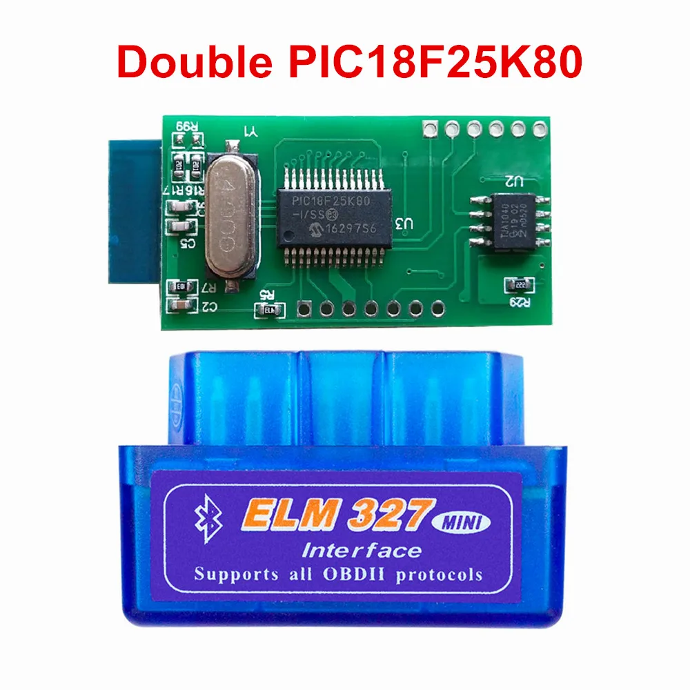 Super Mini ELM 327 Bluetooth V1.5 PIC18F25K80 ELM327 1 5 OBD2 автомобильный диагностический инструмент с
