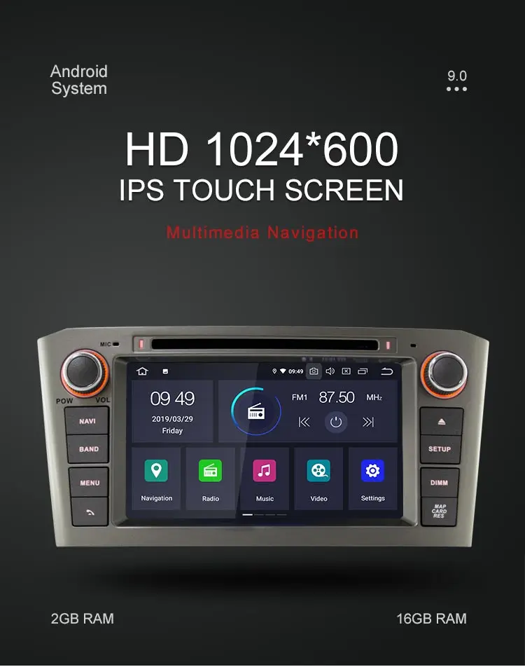 Flash Deal Besina Android 9.0 Car DVD Player For Toyota Avensis/T25 2003-2007 2008 Multimedia GPS Navigation Stereo 2 Din Car Radio WIFI 1 Flash Deal Besina Android 9.0 Car DVD Player For Toyota Avensis/T25 2003-2007 2008 Multimedia GPS Navigation Stereo 2 Din Car Radio WIFI 1