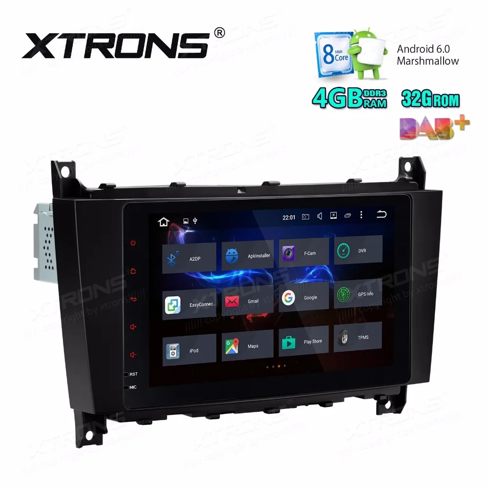 Excellent 8" Octa-Core Android 6.0 OS Special Car Multimedia GPS Radio for Mercedes-Benz CLK-Class W209 2005-2006 & C-Class W203 2004-2007 2