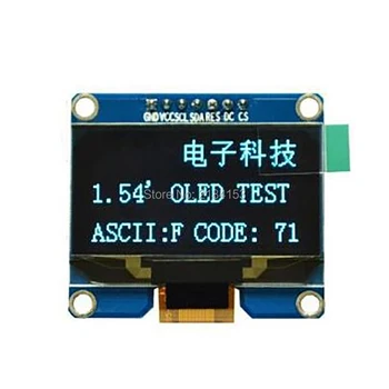 

Wholesale 10pcs 1.54 inch 7PIN Blue OLED Module SPD0301 Drive IC IIC / SPI Interface 128*64