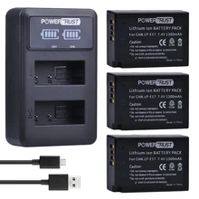 3Pcs LP-E17 LPE17 LP E17 Battery + LED USB Dual Charger for Canon EOS M3 M5 M6 Rebel T6i T6s T7i 750D 760D 8000D 800D Kiss X8i