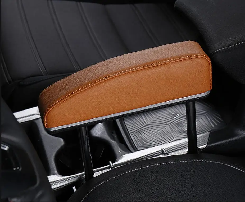 Автомобильное сиденье центр подлокотник украшение модификация подъем локоть поддержка/подъемный поручень для Toyoda camary Corolla RAV4 - Название цвета: Коричневый