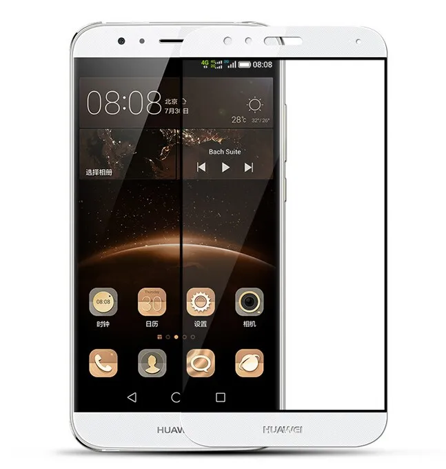 Полное покрытие закаленное стекло для huawei G8 GX8 Защитная пленка для экрана для G7 plus D199 стекло