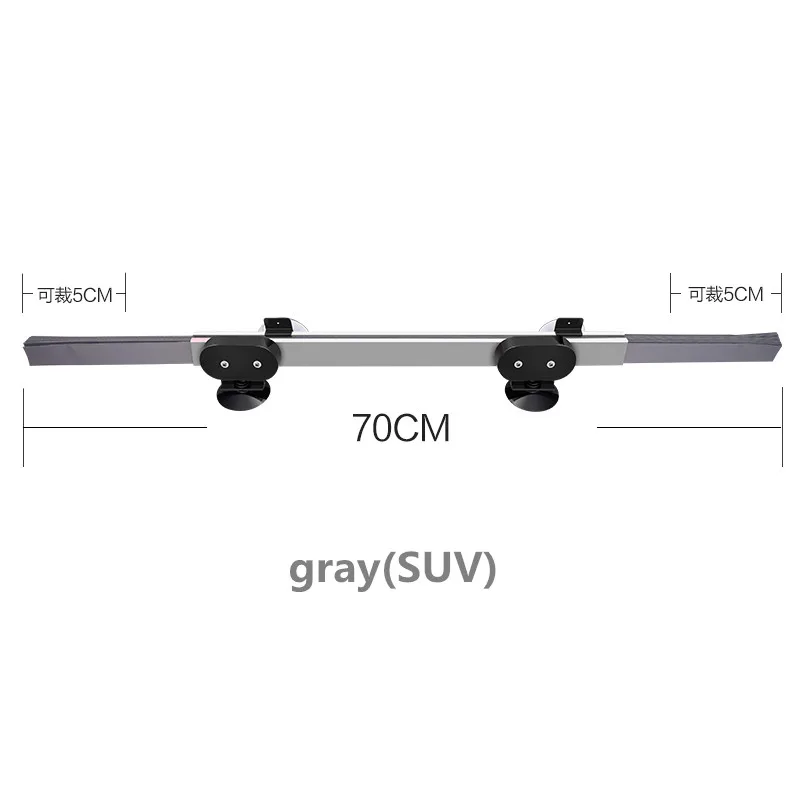 DOXINGYE автомобильный оконный солнцезащитный козырек выдвижной складной солнцезащитный козырек на лобовое стекло защитный занавес авто солнцезащитный тент Блок Анти-УФ - Цвет: gray 70cm