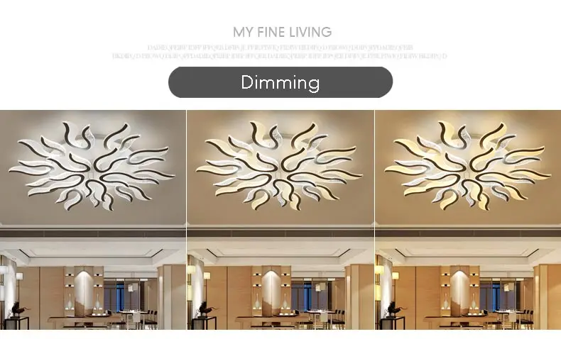Современная светодиодная люстра, потолочный светильник с дистанционным управлением, для гостиной, спальни, акриловый светильник, светильники, Декор, Домашний Светильник ing 220 В