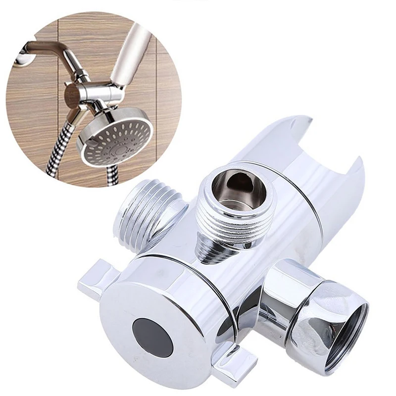 

Practical Durable Shower Head Shunt Three-way Diverging Three Way Shunt Shower Water Bathroom Accessories