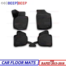 Для Skoda Rapid 2013- автомобильные коврики ковры авто коврики пылезащитный Стайлинг Защита интерьера
