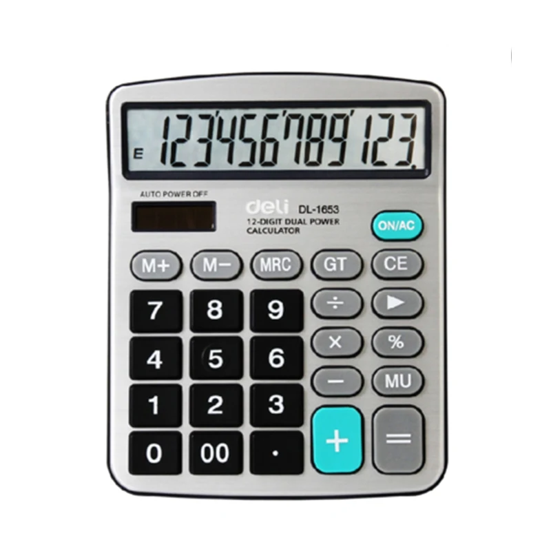 Deli 1653 калькулятор солнечный калькулятор 12 калькулятор способен компьютер