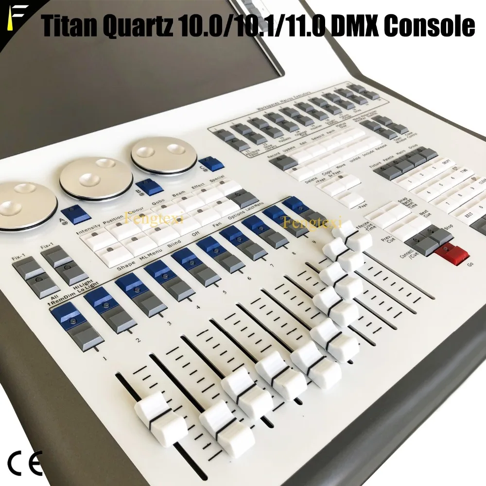 

10.0/10.1/11.0 Titan Version Tiger Touch Quartz DMX Controller Computer Console 8192 Channels with Pro Simulator for Stage Light