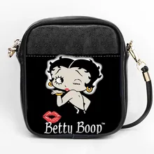 Пользовательские betty boop Моды Sling Bag Для женщин Слинг сумки на ремне кожа мини девушки Tote вечерние сумка DIY Sling Bag