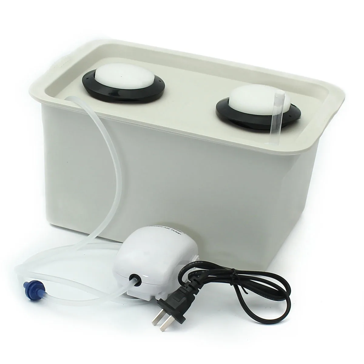 Plant Site Hydroponic System 2 Holes Indoor Garden Cabinet Box Grow Kit Bubble Garden Pots Planters Nursery Pots Plant Site Hydroponic System 2 Holes Indoor Garden Cabinet Box Grow Kit Bubble Garden Pots Planters Nursery Pots
