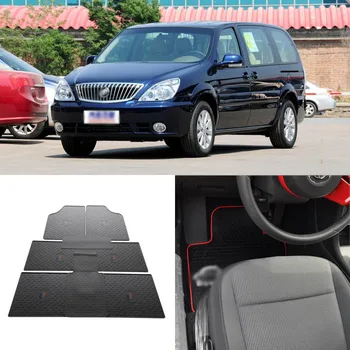 

High Quality Full Set All Weather Heavy Duty Black Rubber Floor Mats For Buick GL8