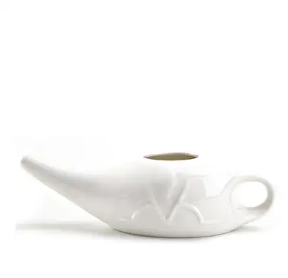 Skup Joga na naczynie do płukania nosa czyszczenie naczynie do płukania nosa umyć wymiennik nosa z garnkiem ceramicznym z irygatora do nosa