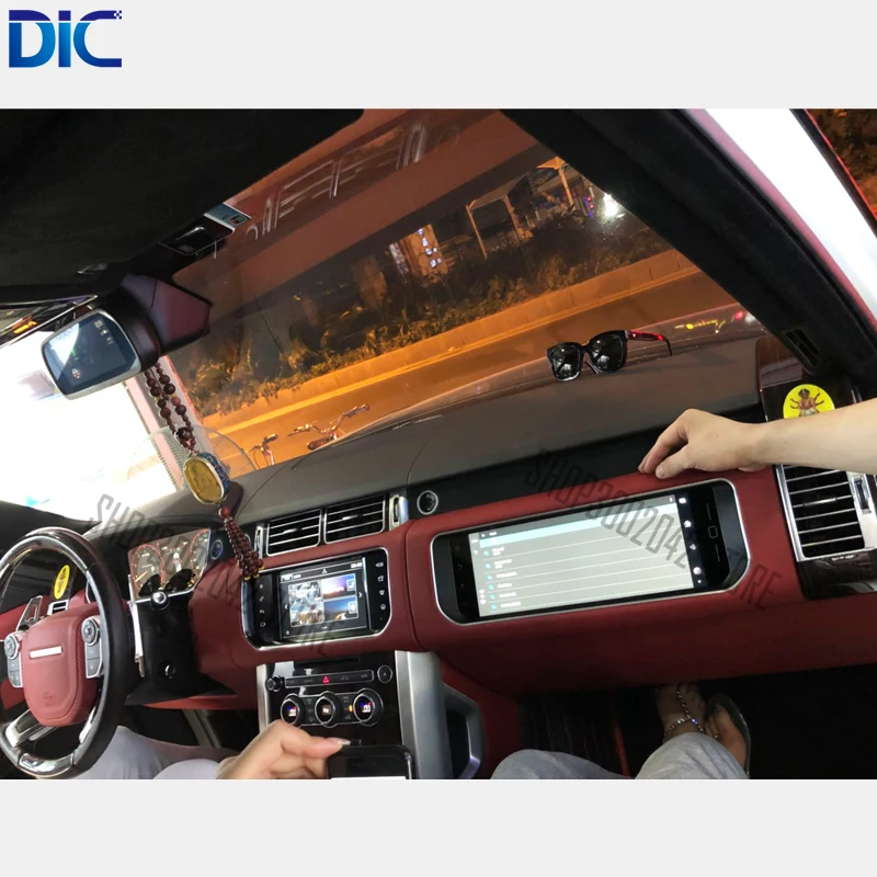 Perfect DLC Full touch screen 5 colors 12 inch entertainment monitor Android First officer copilot for Land Rover Range Rover vogue 6