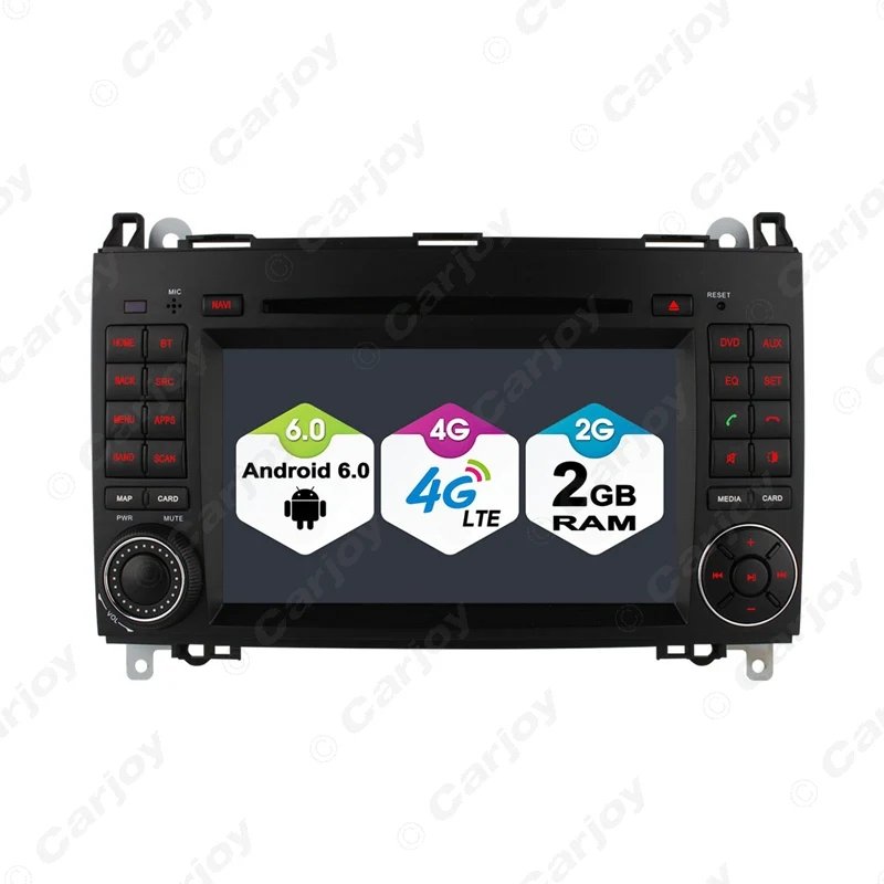 Cheap LEEWA 7" Android 6.0 (64bit) DDR3 2G/16G/4G LTE Car DVD GPS Radio Head Unit For Mercedes Benz Sprinter W906/W209/W311/W315/W318 2
