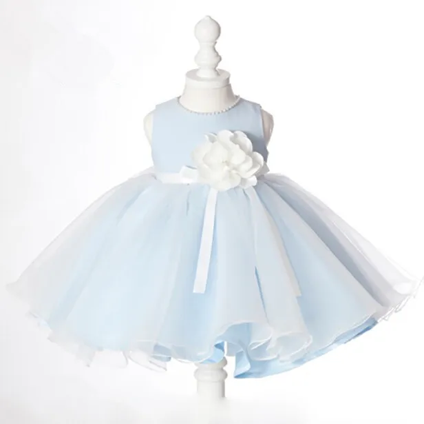 Г. Платье принцессы; элегантный светильник; голубое свадебное платье для маленьких девочек; кружевное фатиновое платье для дня рождения; элегантное платье с цветочным узором для девочек