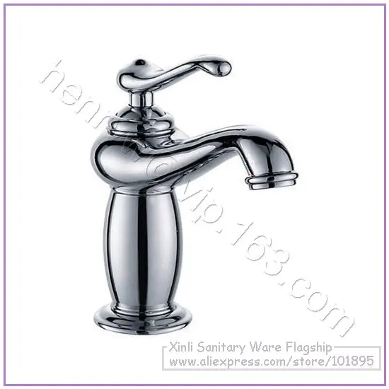 

L15981 - Luxury Deck Mounted Chrome and Rose Color Brass Basin Faucet