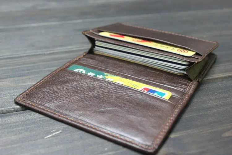 Women S Real Leather Card Holder Small Wallet Men Case Pocket Women S Real Leather Card Holder Small Wallet Men Case Pocket With Photo Window In Id Holders From Luggage Bags On Aliexpress Alibaba