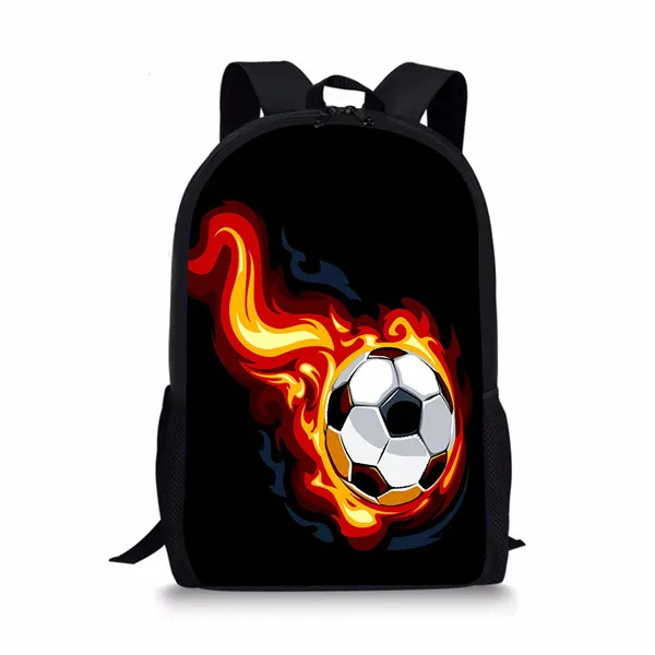 FORUDESIGNS/Школьная Сумка для мальчиков с футбольным принтом, школьный рюкзак с футбольным принтом - Цвет: P5291C