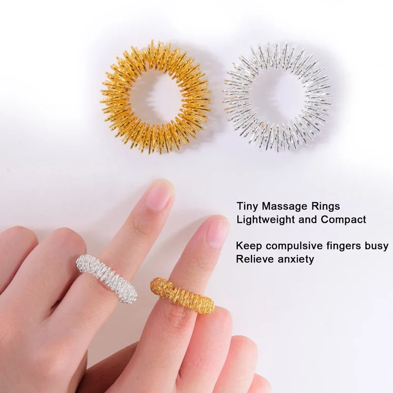 Tcare, 3 шт./лот, горячая Распродажа, массажное кольцо для пальцев, акупунктурное кольцо, забота о здоровье, массаж тела, уход за здоровьем пальцев