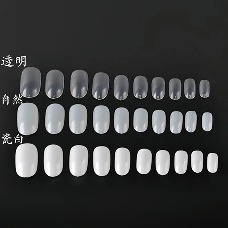 20 шт./пакет накладных ногтей Короткая палка круглый кусок прозрачной картина международная торговля Маникюр взрыв Z-28