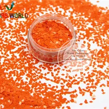 TCH305 2,0 мм Размер устойчив к растворителям мате оранжевый красный цвета алмаз в форме ромба блеск для дизайна ногтей и других деко