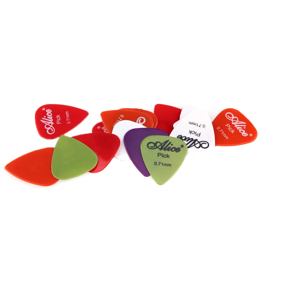 

Alice 20pcs 0.71mm Smooth Nylon Guitar Picks Plectrums