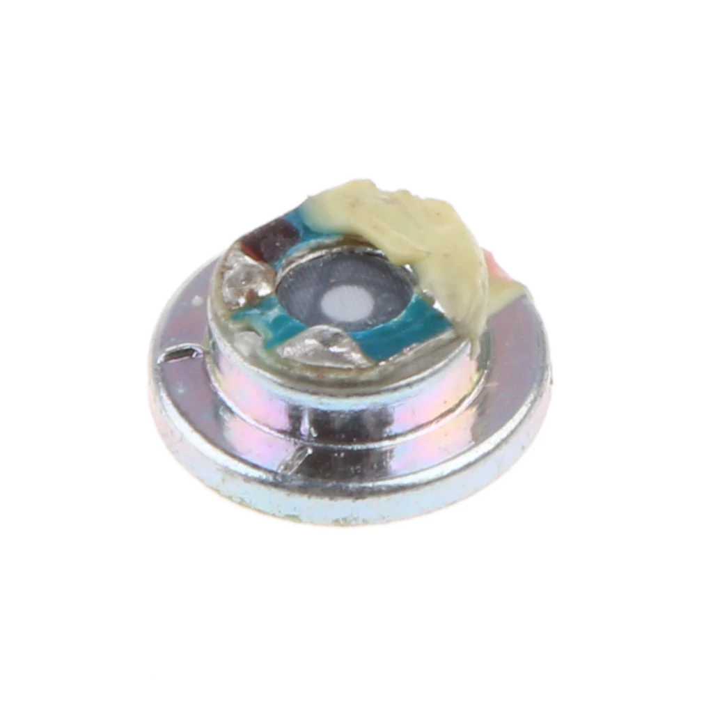 Thin Round Speaker Small Trumpet Loudspeaker 32ohm 2mw~3mw 4.0mm x 10mm Headphone Magnet Speaker Titanium In-Ear Earphone