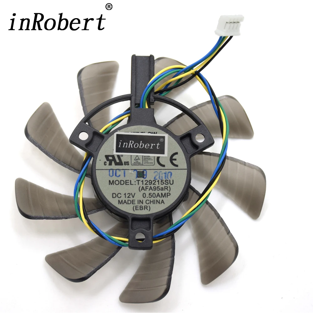 

Everflow 85MM T129215SU 4Pin Cooling Fan Replace For ASUS GTX 460 HD 6790 6870 Gigabyte GTX 1060 Graphics Card Cooler Fans DIY
