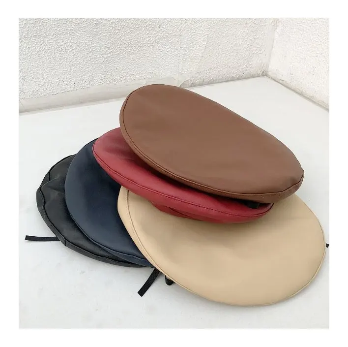 beret hats for women leather berets for women Autumn Winter beret women berets caps for women (2)