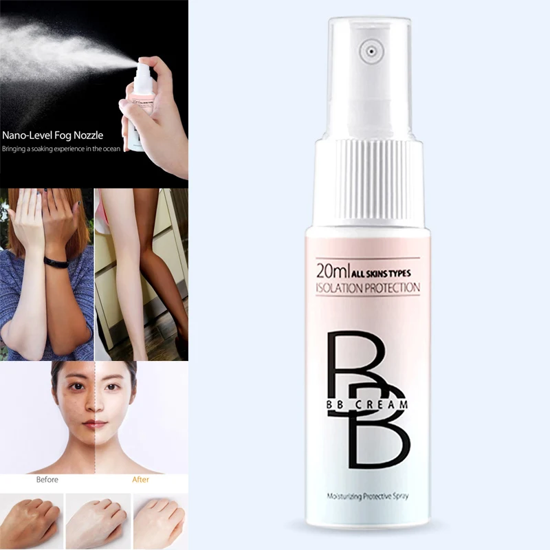 

Dropshipping Concealer Moisturizing Spray BB Cream Waterproof Whitening Face for Lazy People Face Concealer Cosmetics