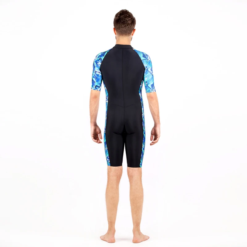 HXBY для мужчин Sharkskin по колено соревнования Купальники Цельный дайвинг серфинг боди для похудения купальный костюм эластичный купальник