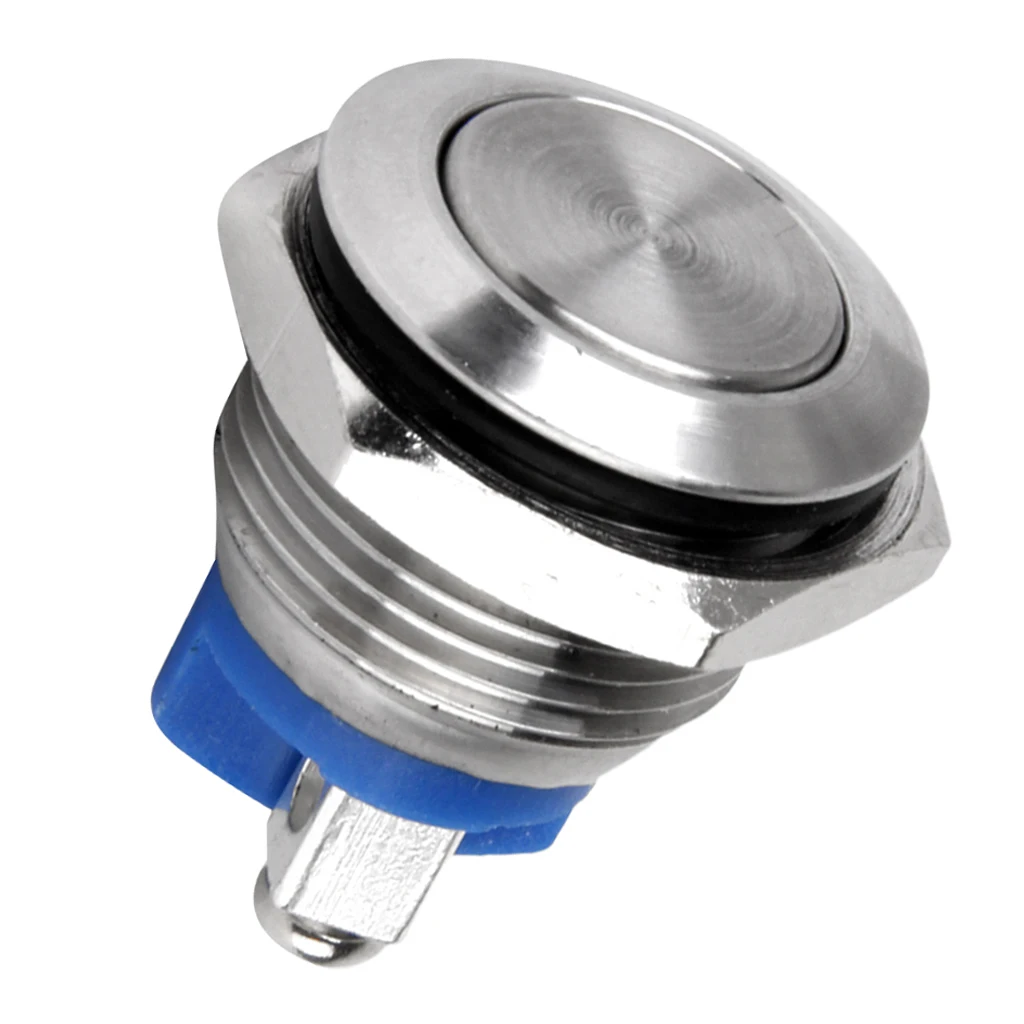 1pc Stainless Steel Momentary Push Button Horn Switch For Doorbell/Boat/Car Switch Accessories