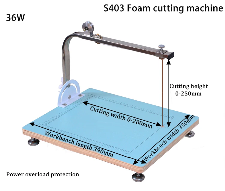 Электрический аппарат для резки пены с горячей проволокой 36 Вт Резак Пены S403 KT губка доска режущий инструмент