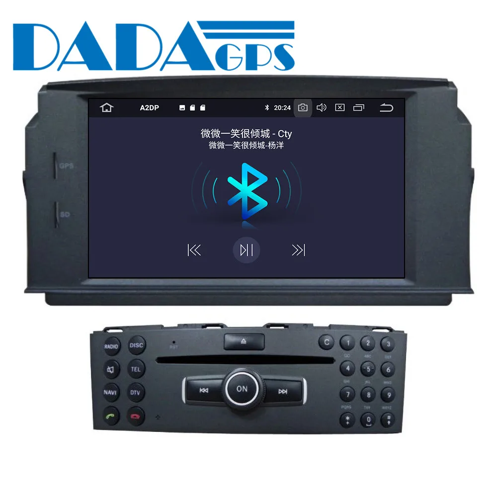 Sale Android 9.0 4+64GB Built-in DSP Car DVD Player multimedia  Radio For MERCEDES BENZ C Class C200 C180 C220 W204 GPS Navigation 4