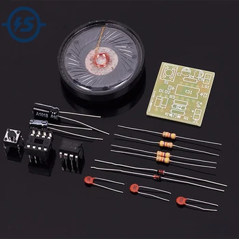 

DIY Kit Electronic Doorbell Package NE555 Precise Electronic Production Transformer Sound Circuit Processing Board