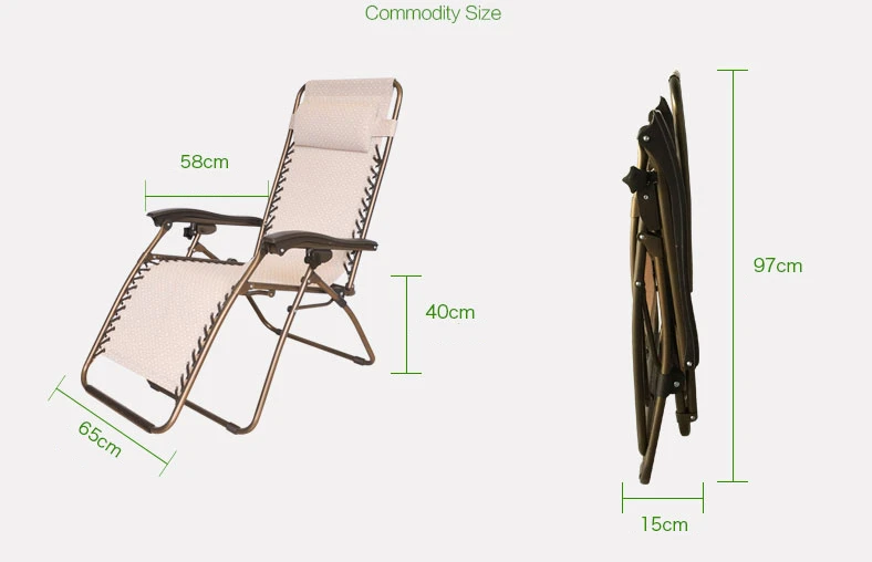 Высокое качество Защита от солнца гостиная открытый кемпинг складной стул пляжа кровать Регулируемые дышащие балкон Мебель Портативный