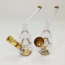 1 шт. мини кальян портативный воды курительная трубка здоровья латунь держатель сигареты фильтр подарок KY215a