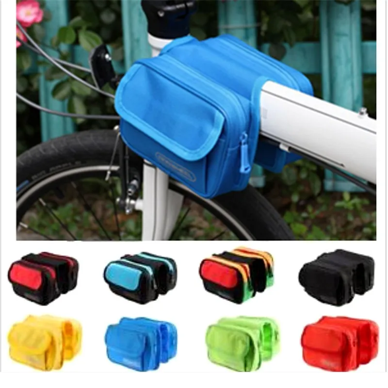

Super Sale! New ROSWHEEL Bike Bicycle Frame Pannier Dual Zipper Front Tube Bag 8-Color Free shipping!