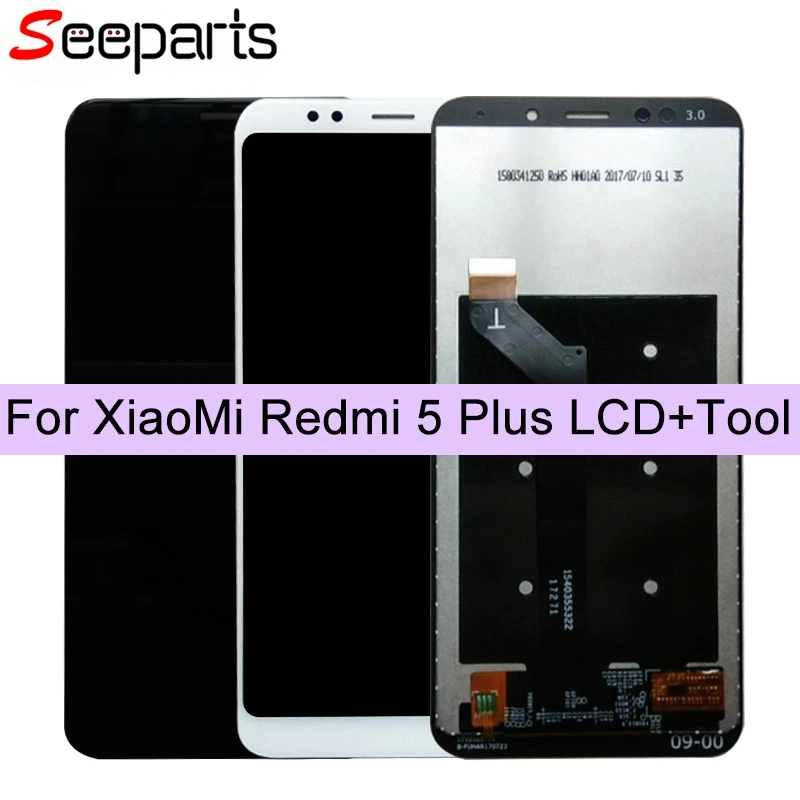 

100% Tested LCD For Xiaomi Redmi 5 Plus LCD Touch Screen Digitizer Assembly Xiaomi Redmi 5 Plus LCD Screen 5.99" 1080x2160